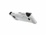 Portable handheld vacuum cleaner on white background