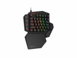 Gaming keypad with RGB backlighting.