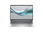 Silver laptop with a sleek design