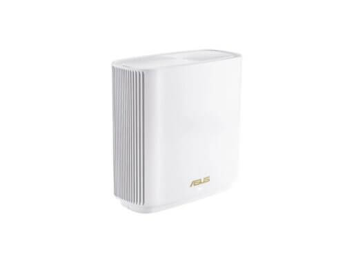 White ASUS external hard drive enclosure.