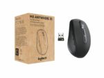 Logitech MX Anywhere 3 wireless mouse and packaging.