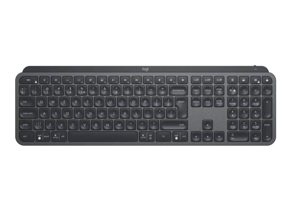 mx master keys for business graphite us int'l bt n/a intnl 973 Black wireless computer keyboard.