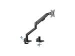 Adjustable monitor arm with cable management
