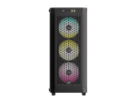Gaming PC tower with RGB fans.