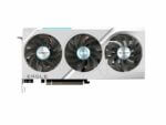 White Gigabyte graphics card with triple fans.