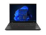 Black laptop with Windows desktop screen