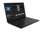 Laptop with video editing software on screen.