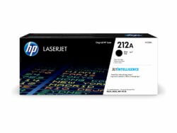 HP 212A black LaserJet toner cartridge box.