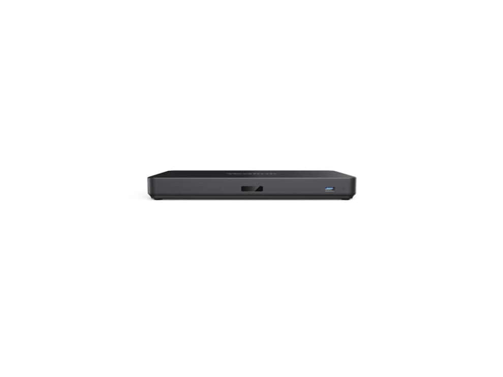 Small black electronic device with USB port.