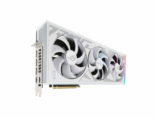asus rog strix nvidia geforce rtx 4080 16gb gddr6x white graphic card