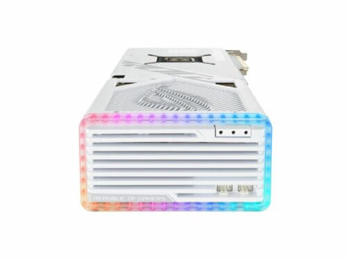 asus rog strix nvidia geforce rtx 4080 16gb gddr6x white graphic card