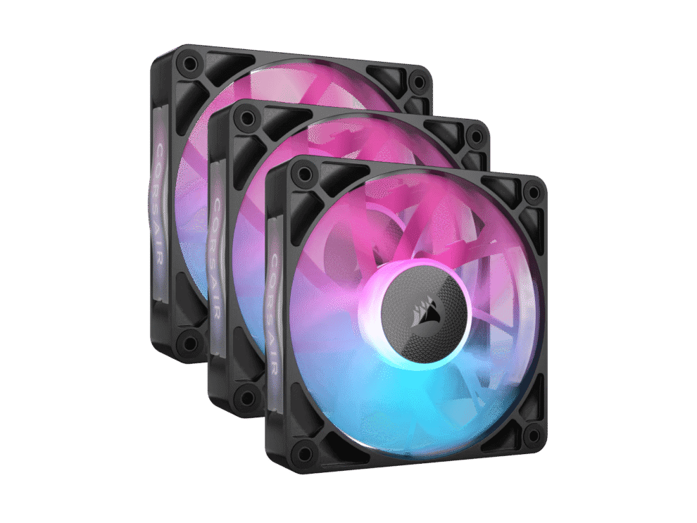 corsair rx rgb series; icue link rx120 rgb; 120mm fan; triple pack