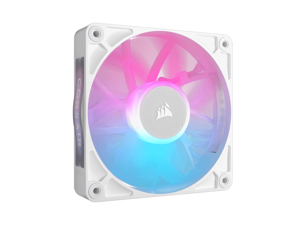 corsair rx rgb series; icue link rx120 rgb white; 120mm fan; single pack