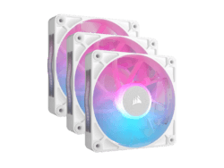 Corsair RX RGB Series iCUE LINK RX120 White 120mm Fan - Triple Pack