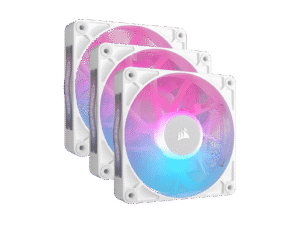 Corsair RX RGB Series iCUE LINK RX120 White 120mm Fan - Triple Pack