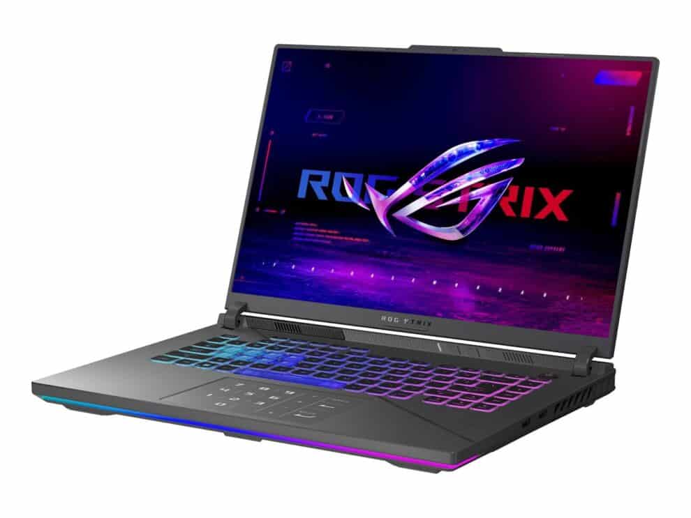 asus rog strix|g614jvr i93210g0w|16 wqxga|grey|i9 14900hx|32gb ddr5 (2xsd)|1tb pcie ssd|numberpad|rtx4060 8gb|win11h