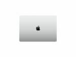 Top view of a closed Apple laptop