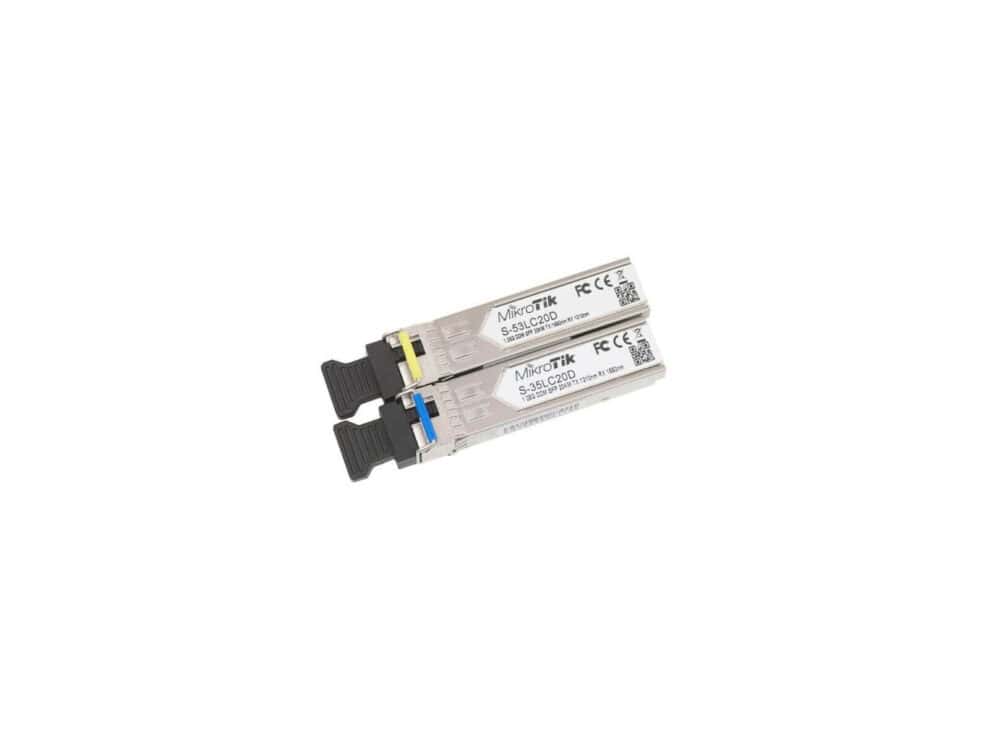 mikrotik bi directional sfp modules(pair) 80km