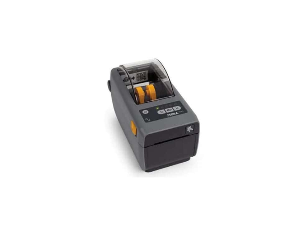 zebra direct thermal printer zd411; 203 dpi; usb; usb host; modular connectivity slot; btle5; eu and uk cords; swiss font; ezpl