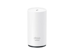 Outdoor white cylindrical Wi-Fi router