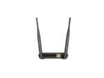 Back view of wireless router