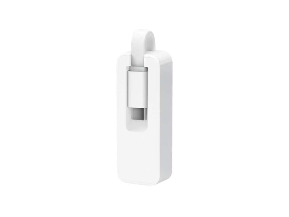 White electronic device with a hook