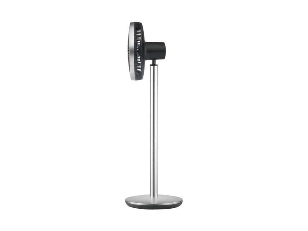 Side view of pedestal fan