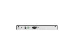 Back view of electronic device with ports.