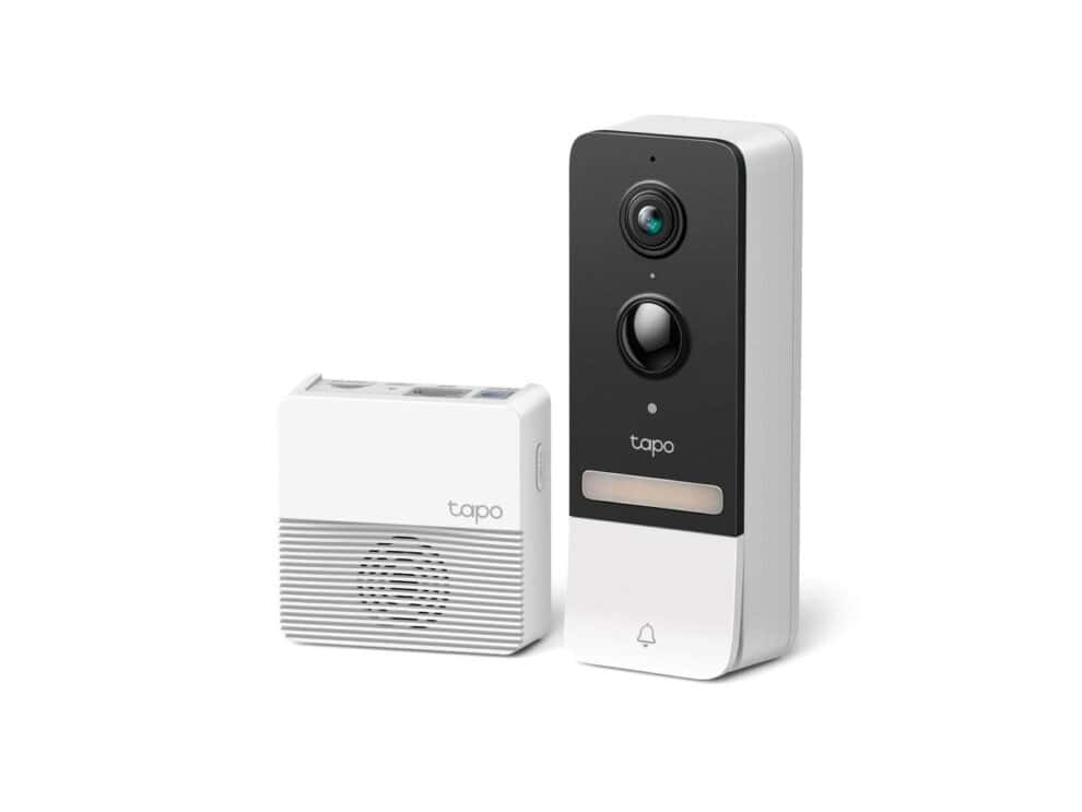 tp link tapo smart video doorbell camera kit Tapo video doorbell and chime unit.