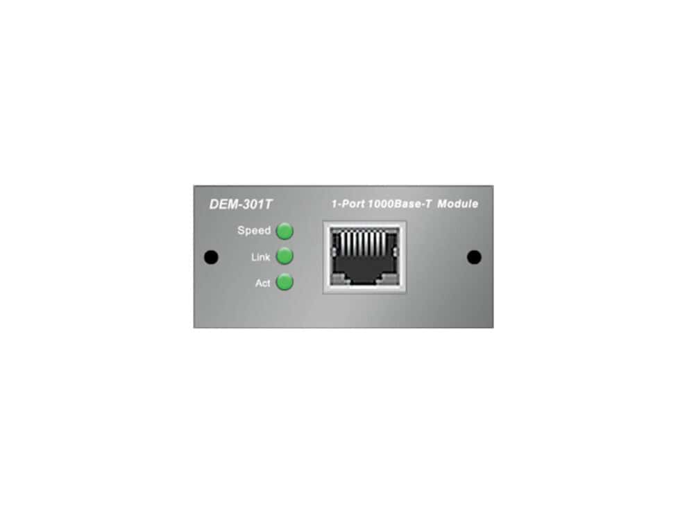 1-Port 1000Base-T Module DEM-301T