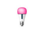 Smart LED bulb with pink light