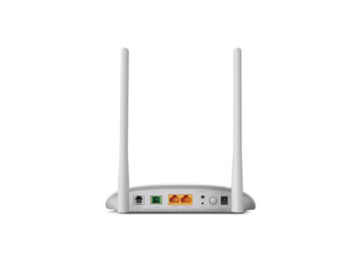 Back view of Wi-Fi router.