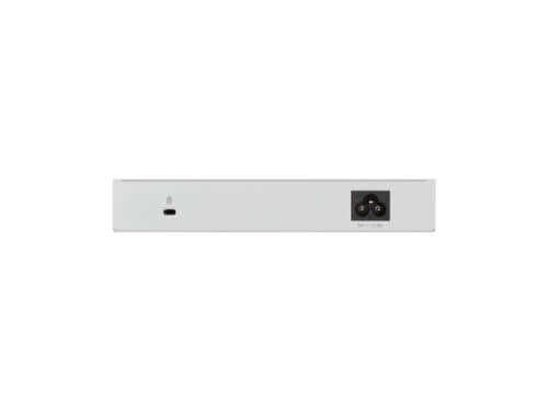Rear view of white digital device