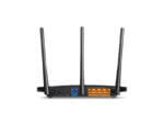 Rear view of wireless router