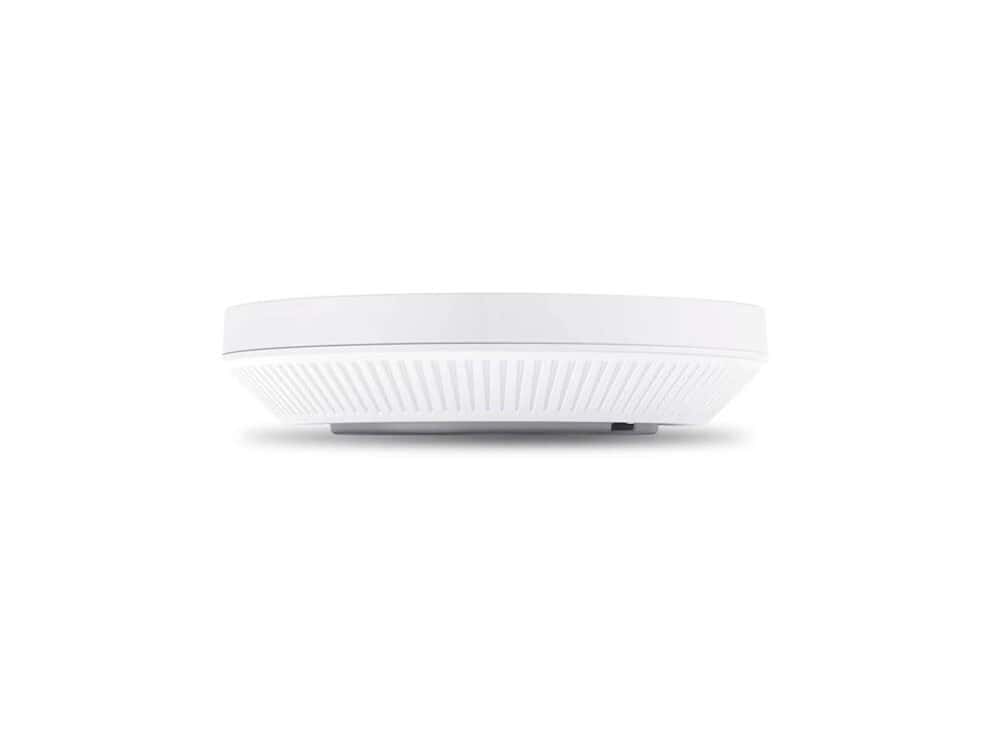 White ceiling-mounted smoke detector
