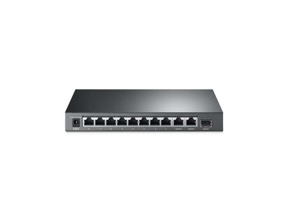 8-port network switch front view