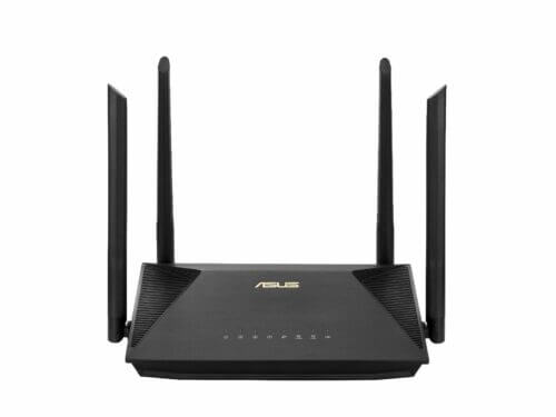 ax1800 dual band wifi 6 (802.11ax) router supporting mu mimo and ofdma technology; with aiprotection classic network security po