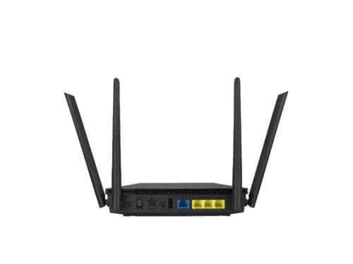 ax1800 dual band wifi 6 (802.11ax) router supporting mu mimo and ofdma technology; with aiprotection classic network security po