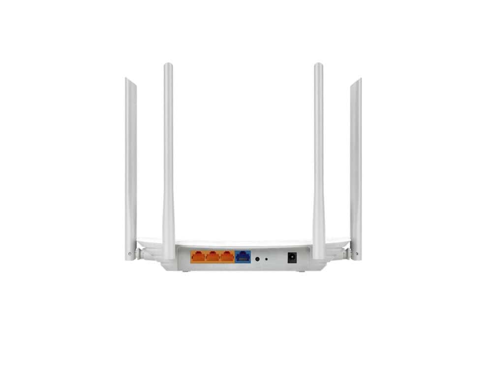 Back view of a Wi-Fi router