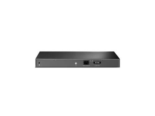 Back view of network switch device
