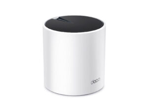 White cylindrical WiFi router
