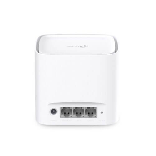White wireless router with Ethernet ports