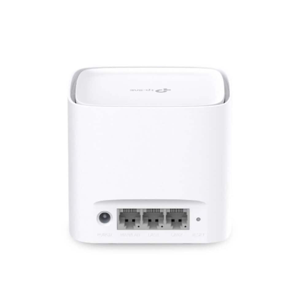 White wireless router with Ethernet ports