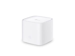 White cube-shaped WiFi router