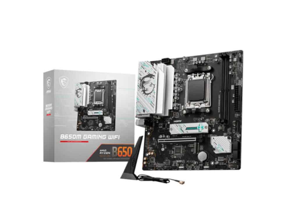 msi b650m gaming wifi amd am5 matx gaming motherboard