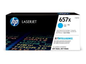 HP 657X High Yield Cyan LaserJet Toner