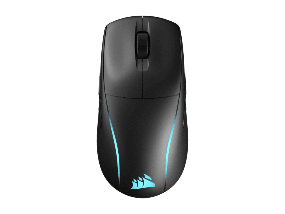 corsair m75 wireless lightweight rgb gaming mouse;slip[stream + bluetooth; black.