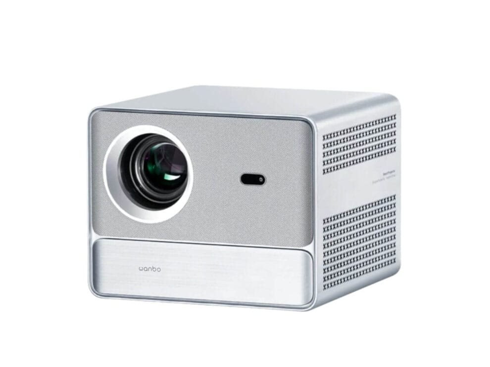 wanbo davinci 1 pro 1080p 650ansi android 11 smart home theatre projector silver