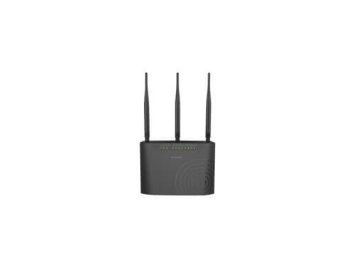 D-Link wireless router with three antennas