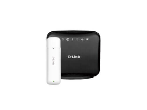 D-Link router and adapter